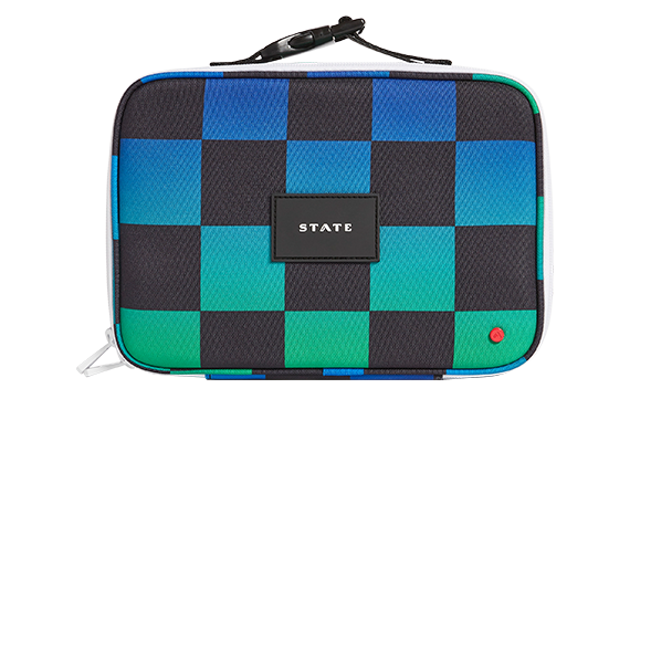 Gear-Up Rainbow Checkered Pixel Lunch Box