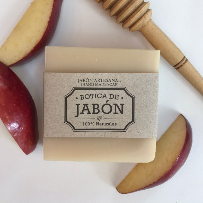 Botica De Jabón Jabones Artesanales De Manzana Miel Jabones Hipoalergénicos Biodegradables 6471