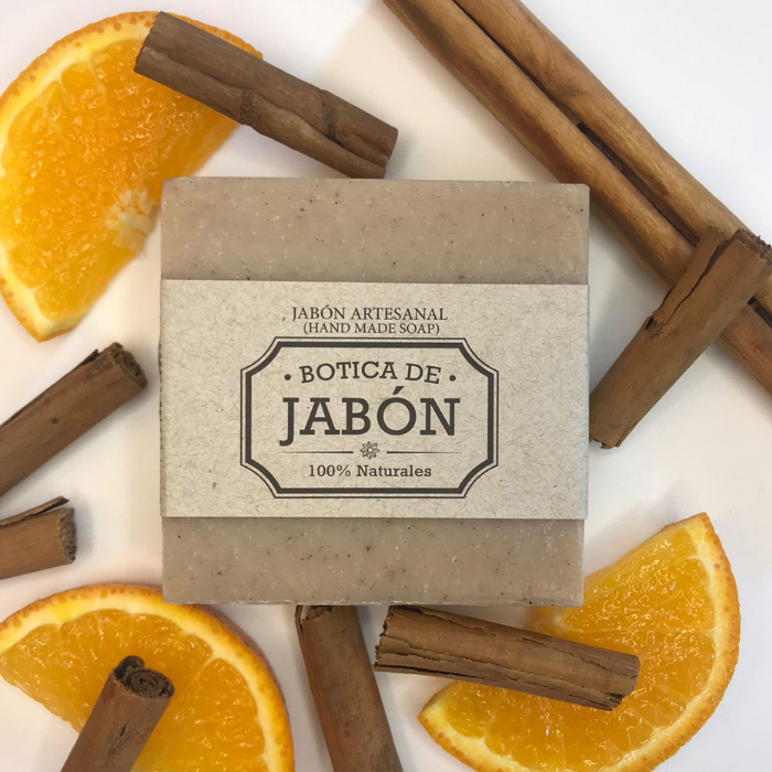 Botica De Jabón Jabones Artesanales De Naranja Canela Jabones Hipoalergénicos Biodegradables 6635