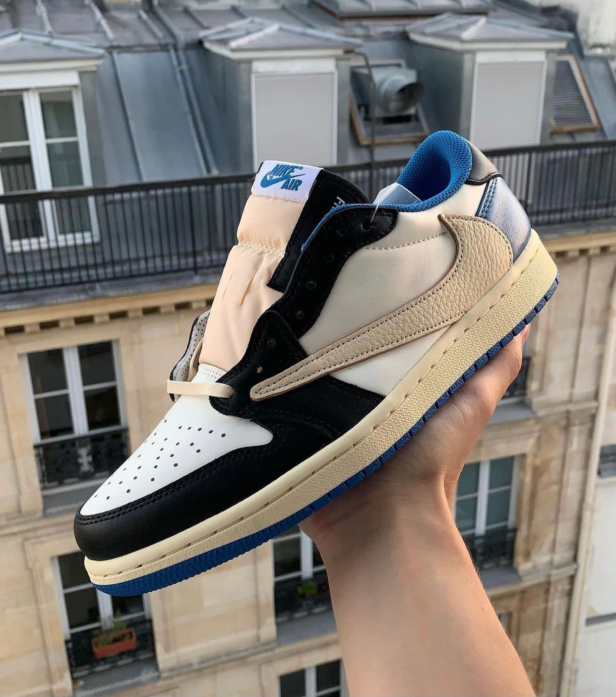 Travis Scott x Fragment x Air Jordan 1 Low – Lebrouges