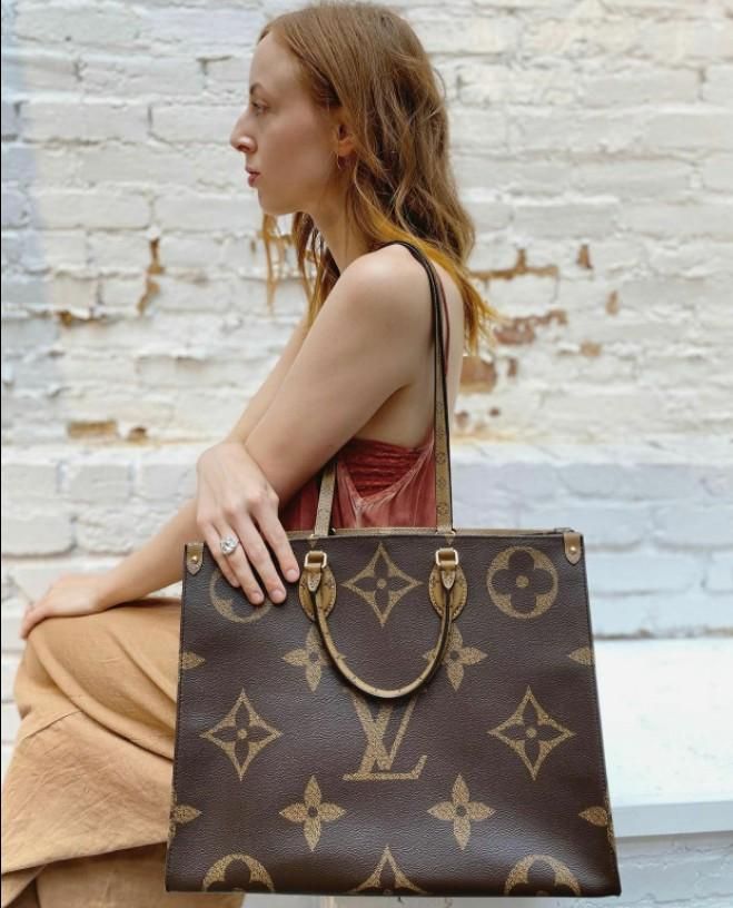 Mua Túi Xách Tay Nữ Louis Vuitton LV Onthego Mm Màu Nâu  Louis Vuitton   Mua tại Vua Hàng Hiệu h047311