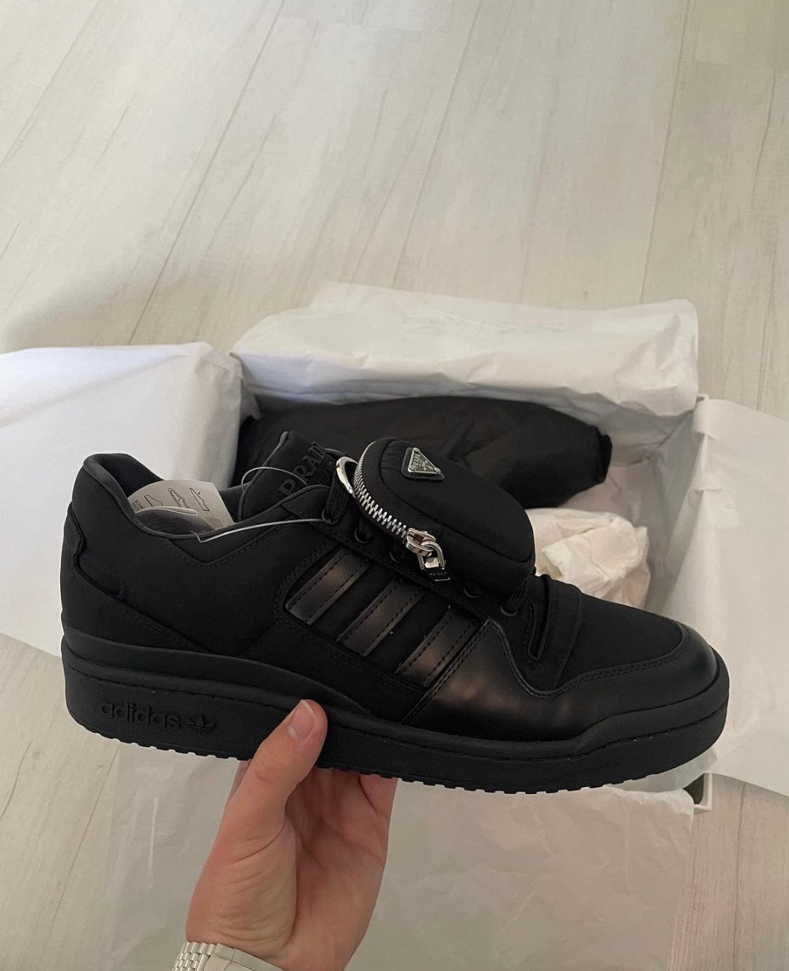 Prada X Adidas Forum Low “ Black “ – Lebrouges