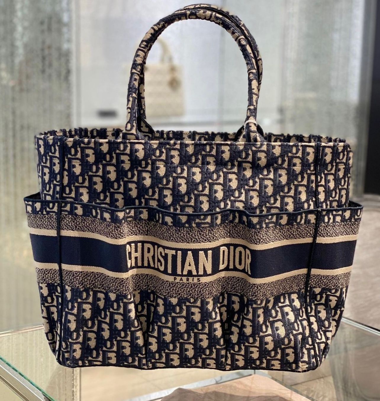 The BoutikSale  CHRISTIAN DIOR  Catherine Tote Bag Navy  Facebook