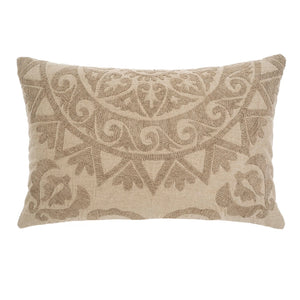 16x24 Linen Suzani Pillow - The S.E.E. Boutique