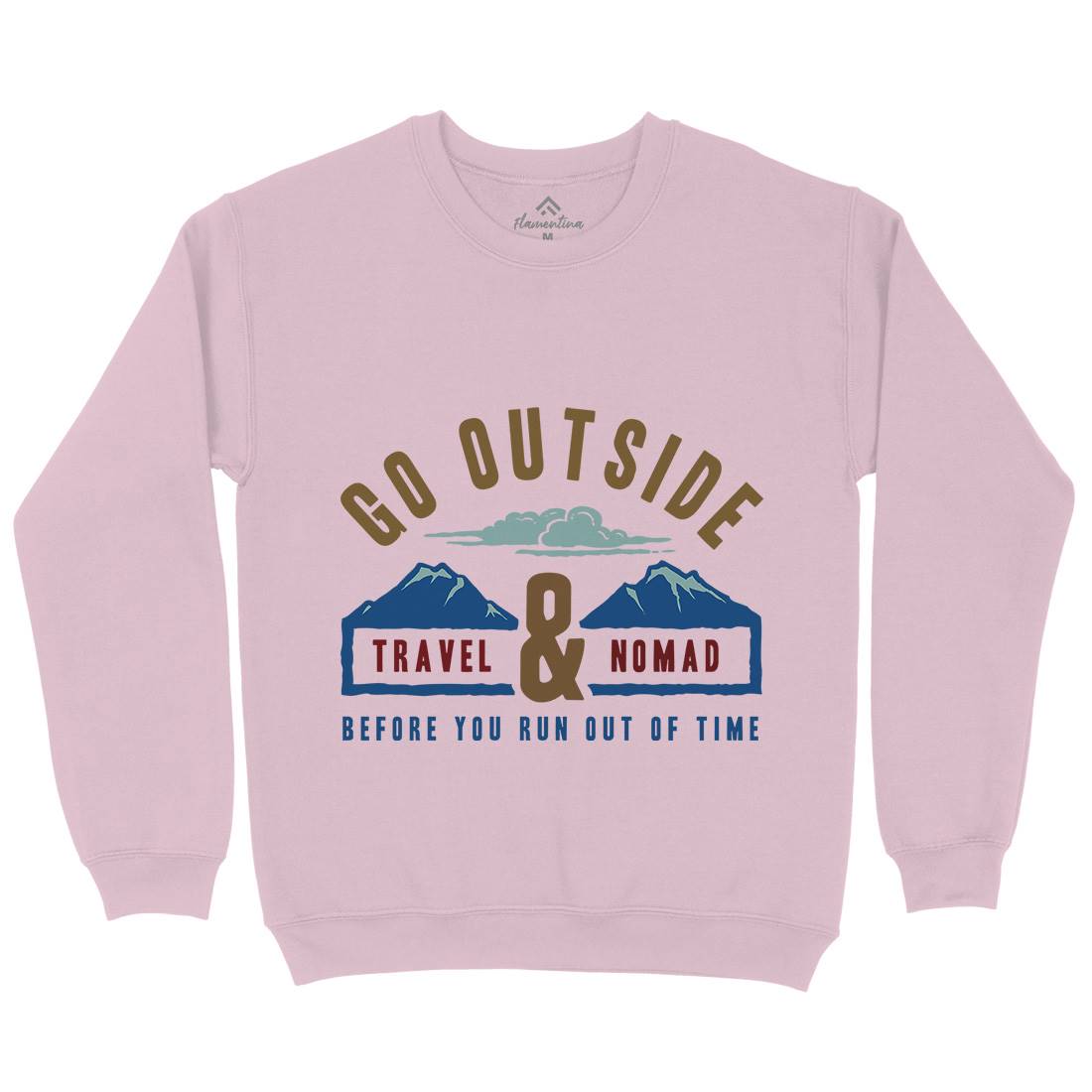 Travel And Nomad Kids Crew Neck Sweatshirt Nature A388