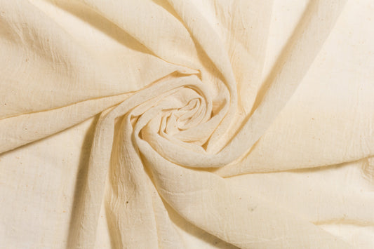 Organic Handloom-Woven Blue Denim Fabric - Kala / Desi Cotton From