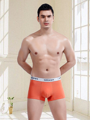 wirarpa Men's Tagless Cotton Stretch Trunks with Wide Waistband 4 Pack – Wirarpa  Apparel, Inc.