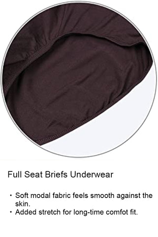 wirarpa Men's Ultra Soft Silky Touch Viscose Underwear Briefs 4