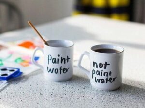 Do not drink the paint water