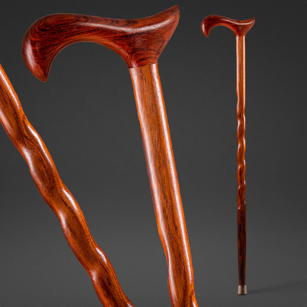 Twisted Oak Derby Handcrafted Walking Cane – Brazos Walking Sticks