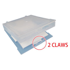 Open the lid of 2 claws