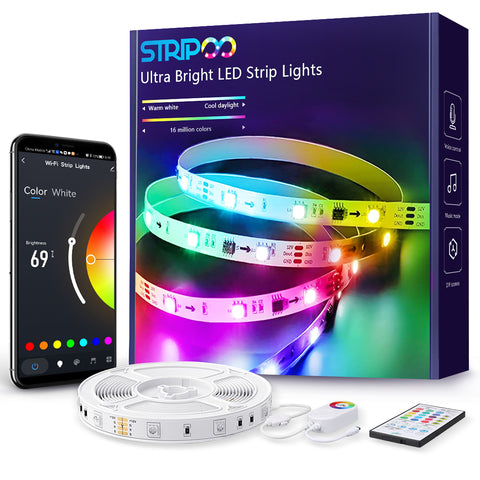 Stripoo RGBIC Wireless LED Strip Lights