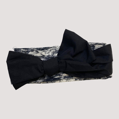 bow headband, black/white | 42/46cm