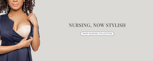 We offer nursing dresses, nursing tops, and nursing business suits in our luxury maternity workwear collection. Sustainable, petite friendly. 