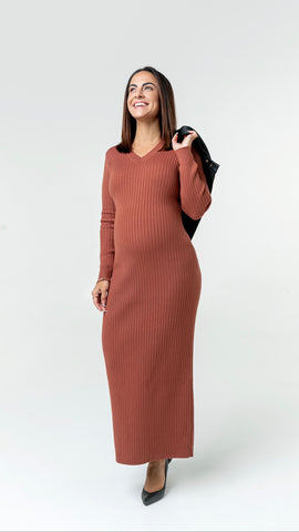 Nutmeg Full Body Sweater Dress