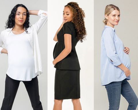 Stylish maternity work clothes, Canada, Singapore, UK. Maternity work clothes online. 