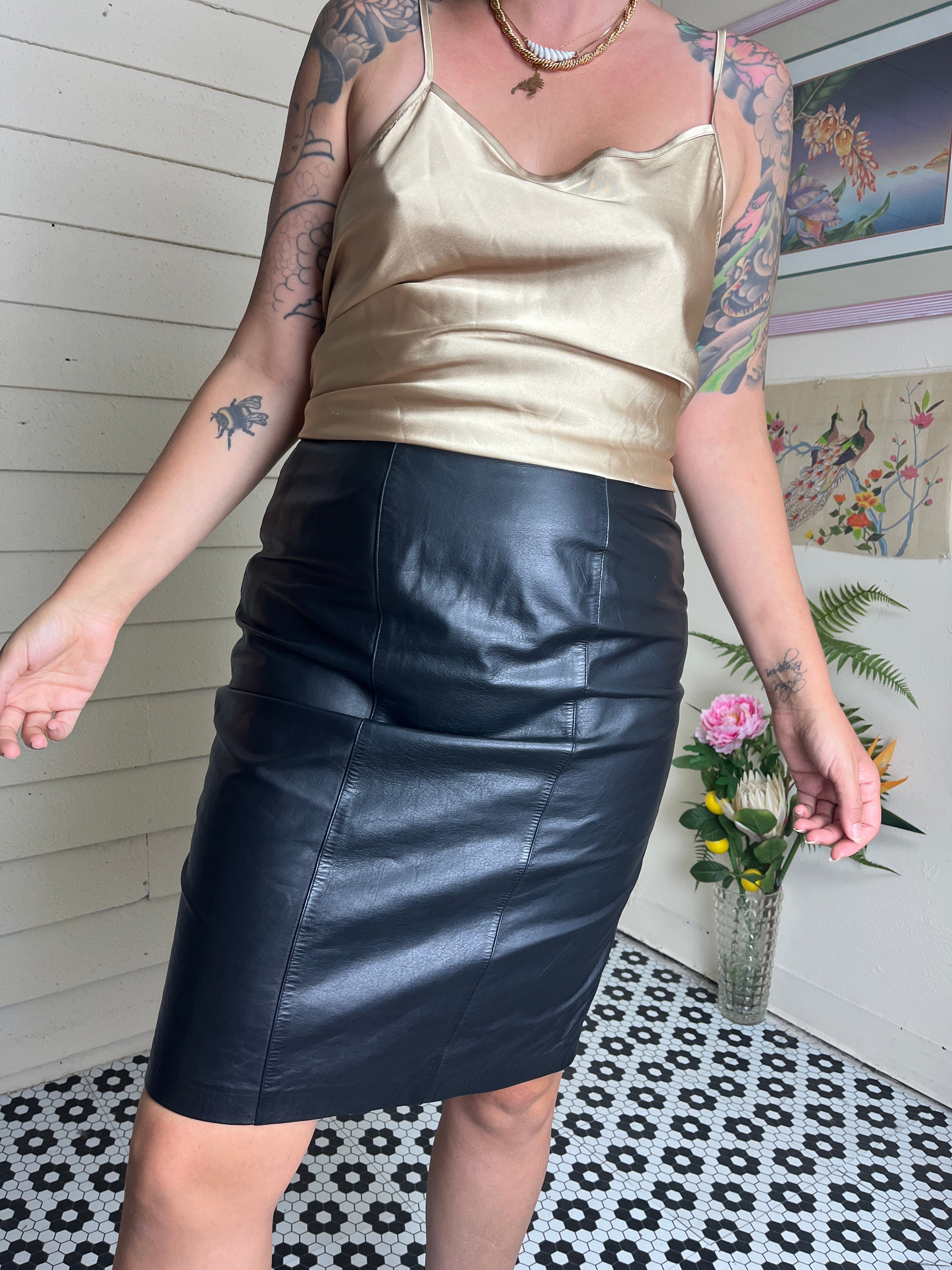 最終値下 fumikauchida leather skirt レザー スカート - www.top4all.pl