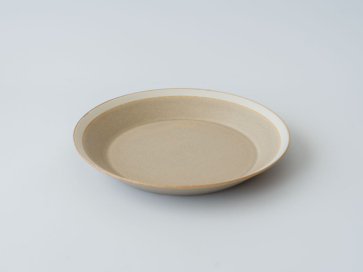 yumiko iihoshi porcelain × 木村硝子店 | dishes plate 220 サンドベージュ