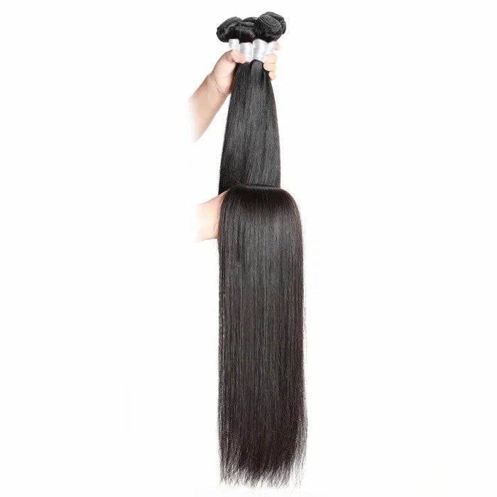 Queen Life hair 9A 40 Inch Straight Bundle 100% Human Hair Remy Brazilian Hair