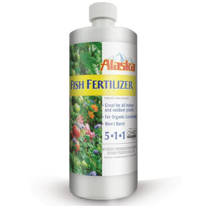 Alaska Fish Fertilizer (5-1-1) Liter - Phelan Hydro & Garden Supply - Alaska Bloom Fertilizer