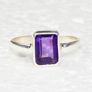 Amazing PURPLE AMETHYST Gemstone Ring, Birthstone Ring, 925 Sterling Silver Ring, Fashion Handmade Jewelry Ring, All Ring Size, Gift Ring.