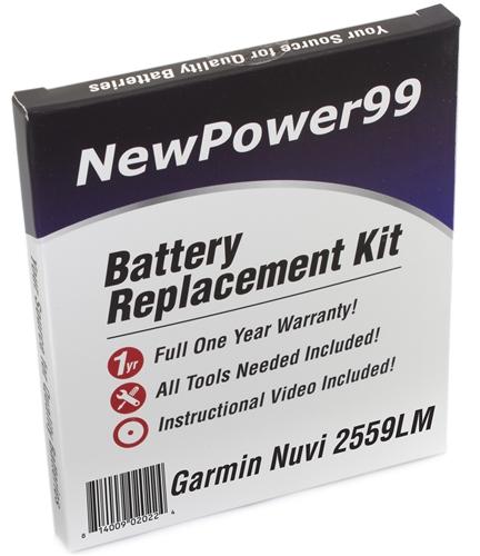 Garmin Nuvi 2559 Battery Replacement Kit - Life —
