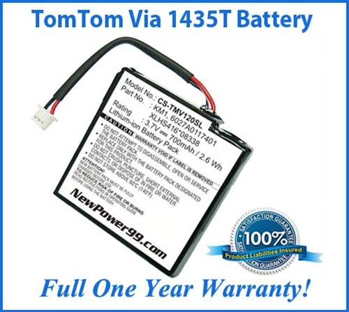 opening japon analyse TomTom Via 1435T Battery Replacement Kit - Extended Life — NewPower99.com
