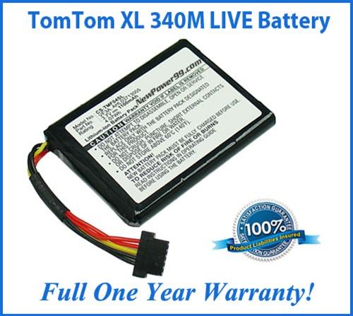 TomTom XL 340M LIVE Battery Replacement - Extended Life — NewPower99.com
