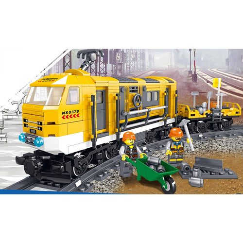 513PCS MOC City Transportation Rail Transit High Speed Train Track Fi –  mycrazybuy store