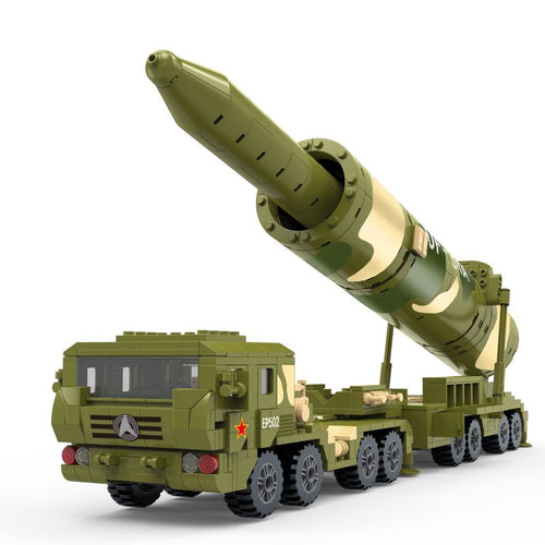 986PCS Military WW2 DF-21 Medium Range Ballistic Missile Truck
