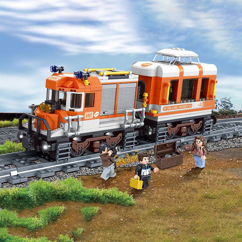 361PCS MOC City Railway Train Track Figure Model Toy Building Block B –  mycrazybuy store