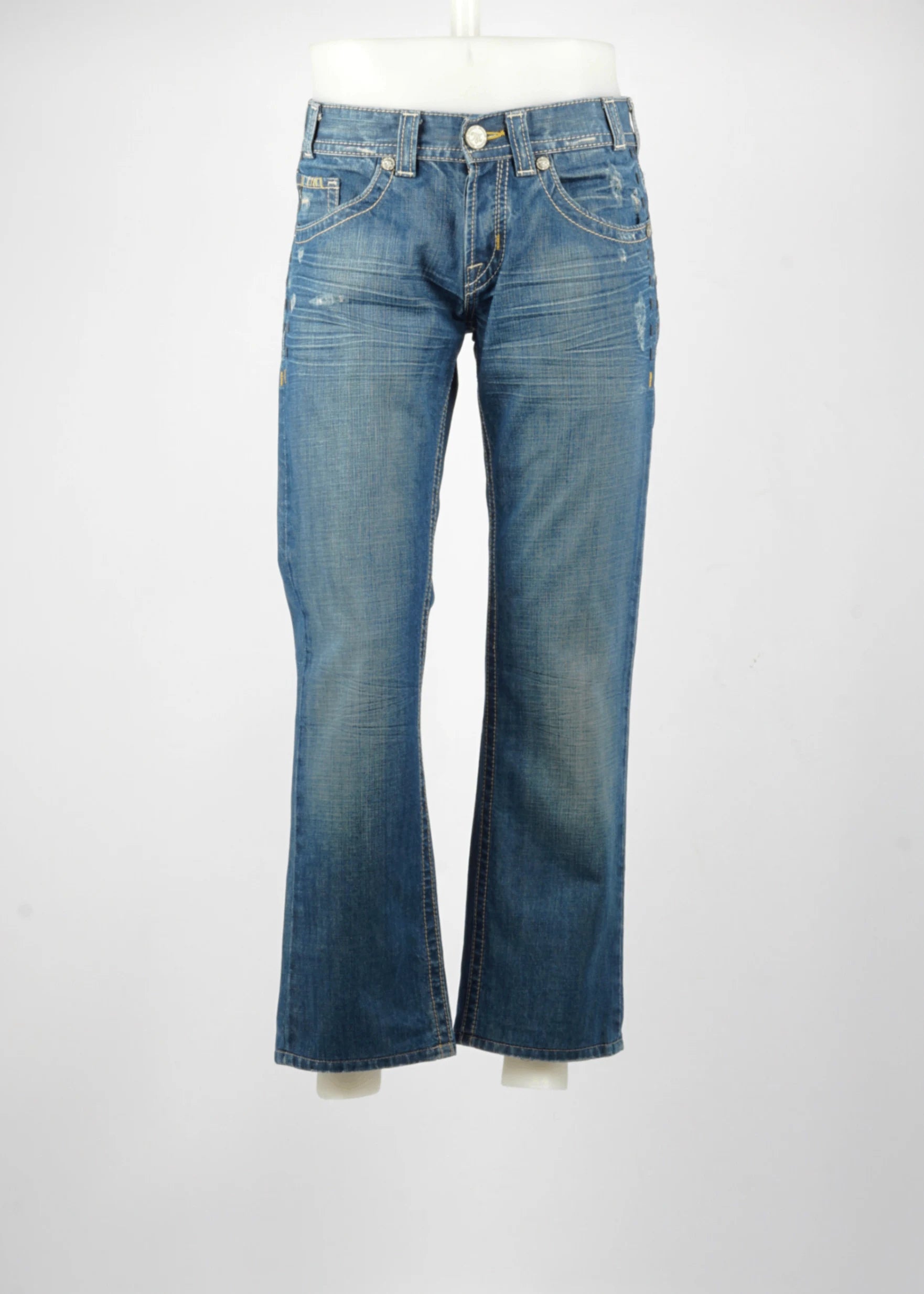 Straight Mek denim Jeans in Blue size 31/30