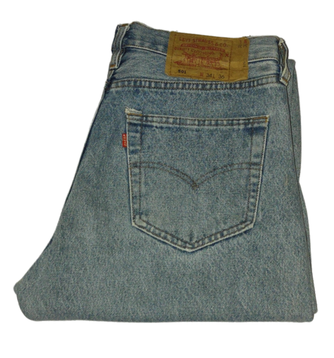 Vintage Levi's 501 blue jeans size W50L32 mens and womens jeans – BOAS