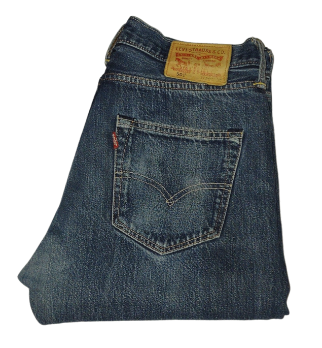 Vintage Levi's 501 blue jeans size W50L34 mens and womens jeans – BOAS