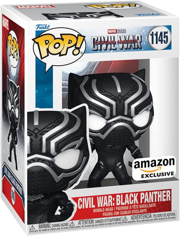 Précommande-Funko-Marvel Civil War Build A Scene-1145-Black Panther-Amazon Exclusive