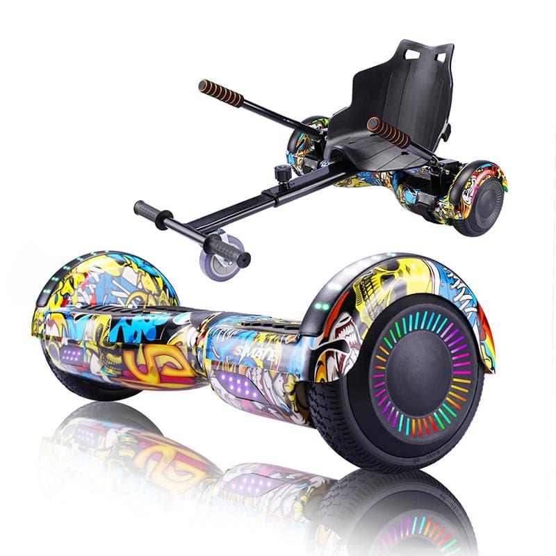 Apato Graffiti Hoverboard and Go Kart Set