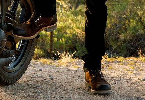 brown leather boots