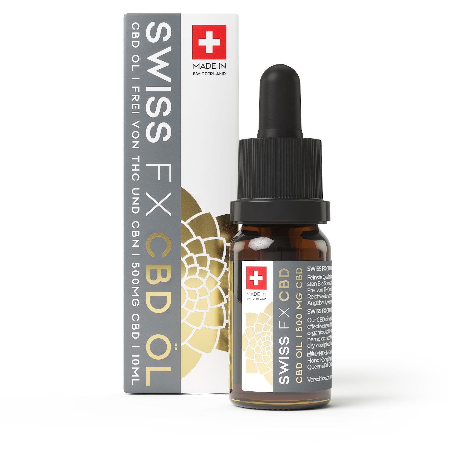 500mg CBD Oil ZERO (5%) - SWISS FX product image