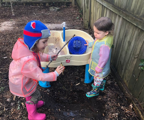 Kids playing outside