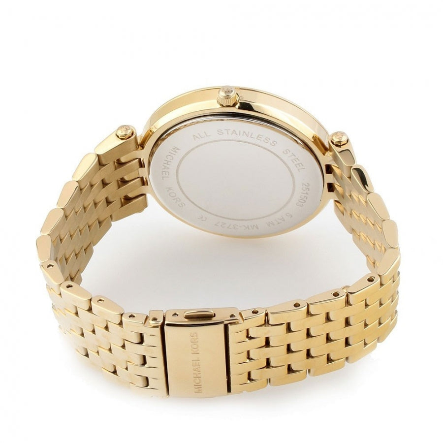 Michael Kors Darci Crystal Paved Gold Ladies Diamond Watch MK3727 –  