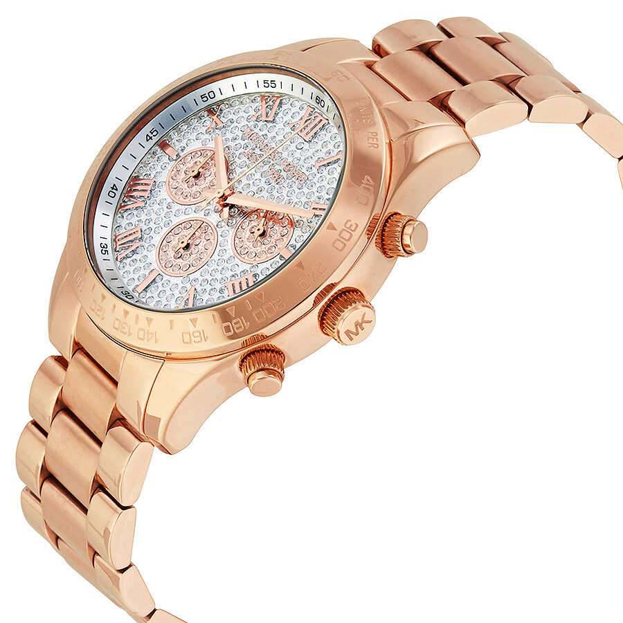 Buy Michael Kors Layton Rose Gold Round Stainless Steel Womens Watch   MK2909  Time Watch Specialists