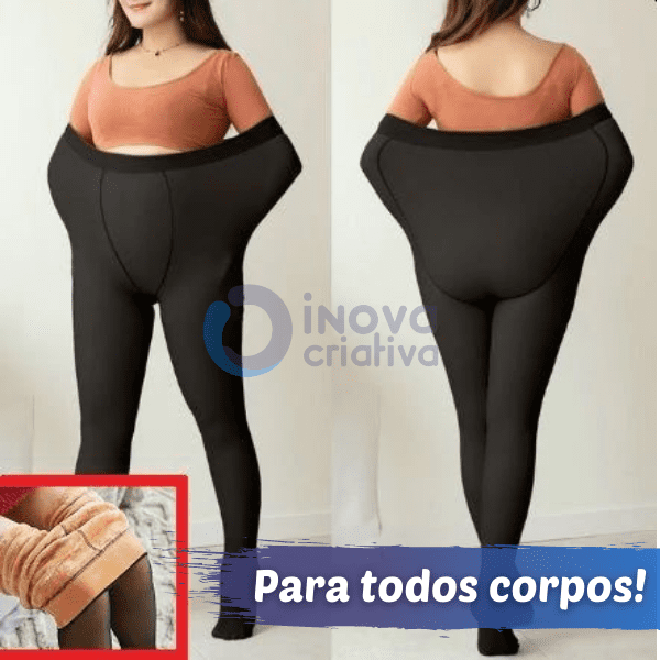 confort legging - meia calça peluciada e meia calça avelulada e meia calça térmica