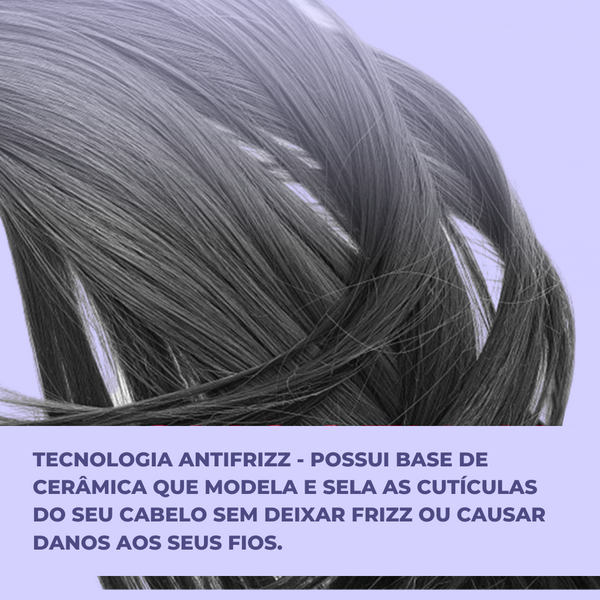 Escova modeladora de cabelo 3 em 1