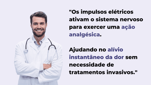 Massageador Alivium - Tratamento para dores por meio de impulsos eletromagnéticos