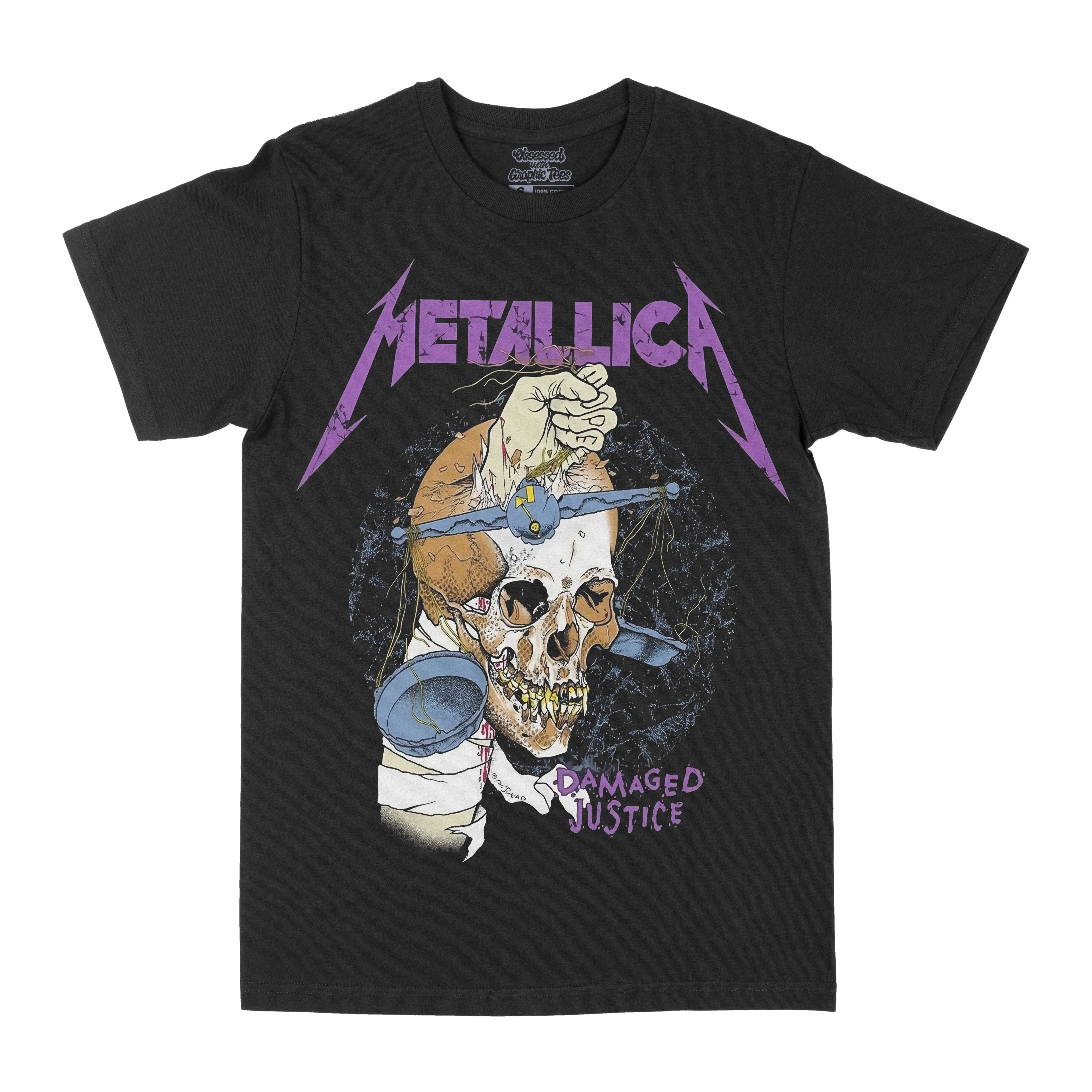 Metallica Damaged Justice Graphic Tee