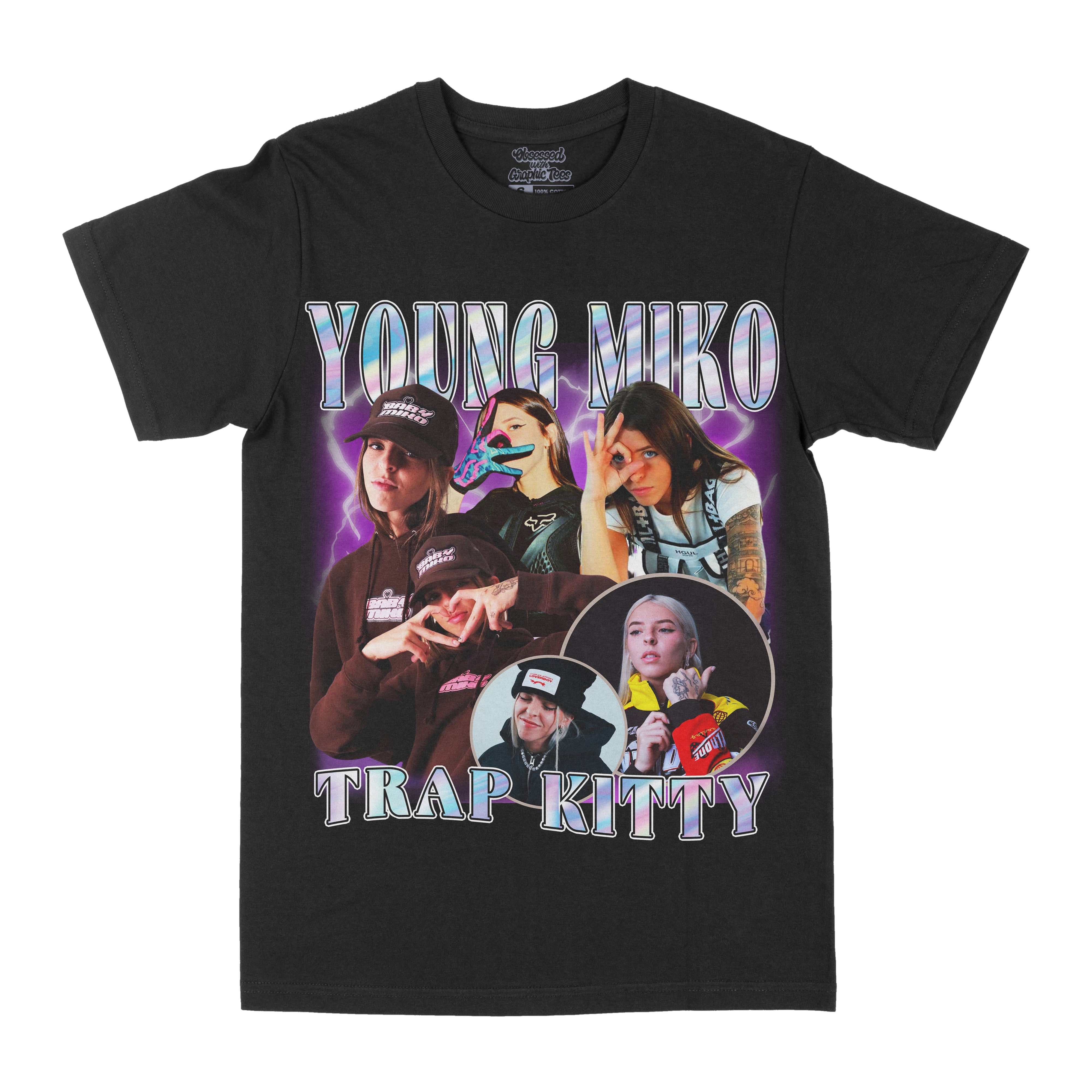 Young Miko "Trap Kitty" Graphic Tee