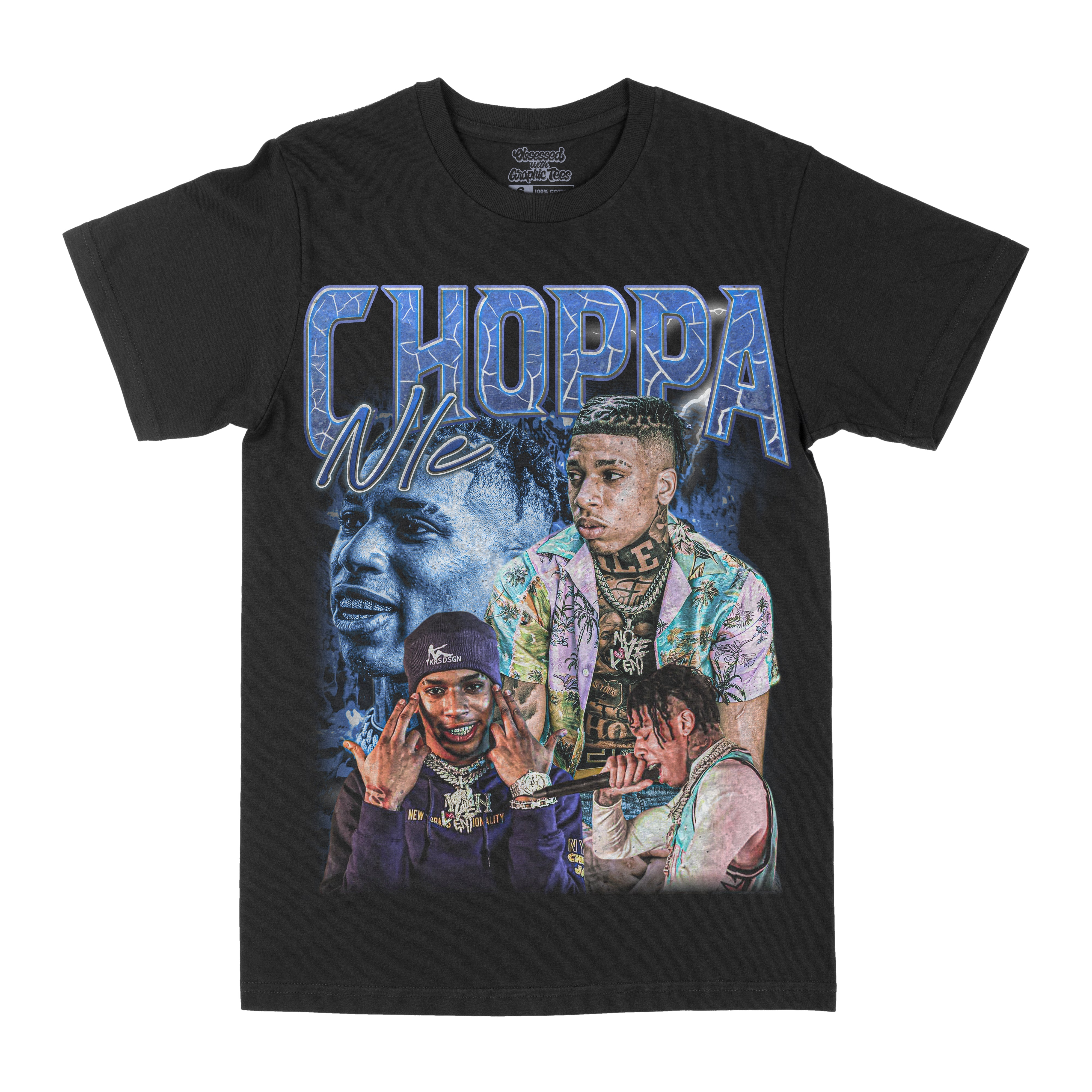 NLE Choppa Graphic Tee - Vintage Bootleg