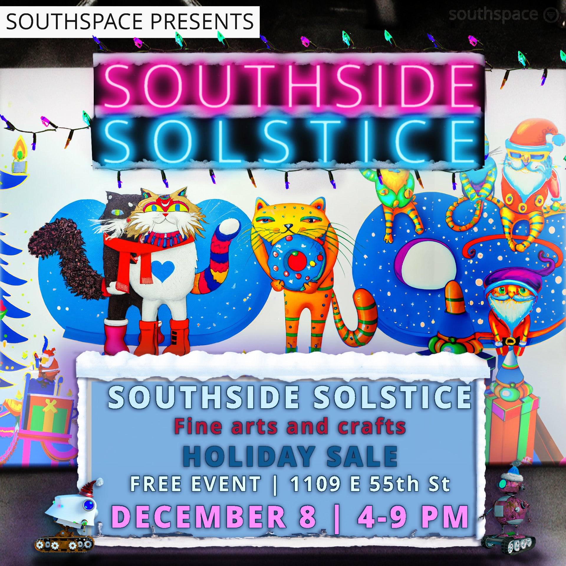 Southside Solstice Christmas Flier