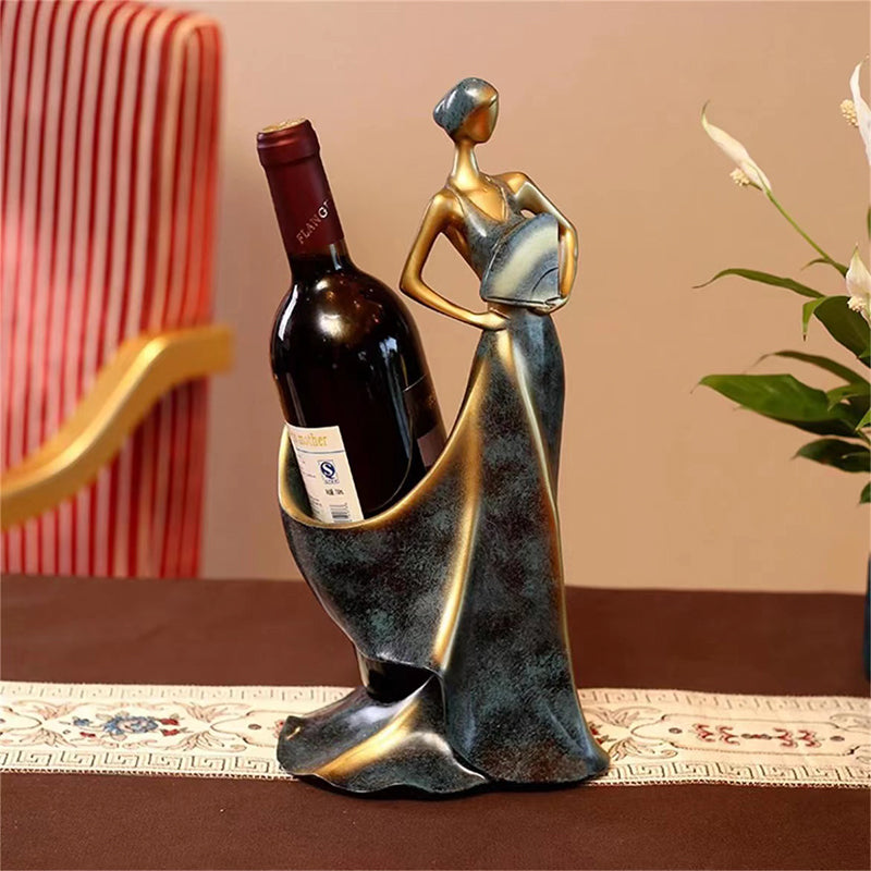 Girl Wine Bottle Holder