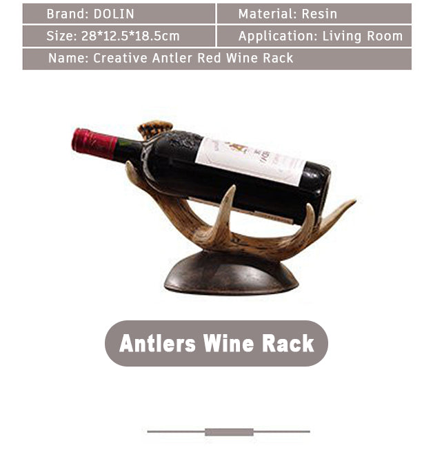 Deer Antler Wine Rack